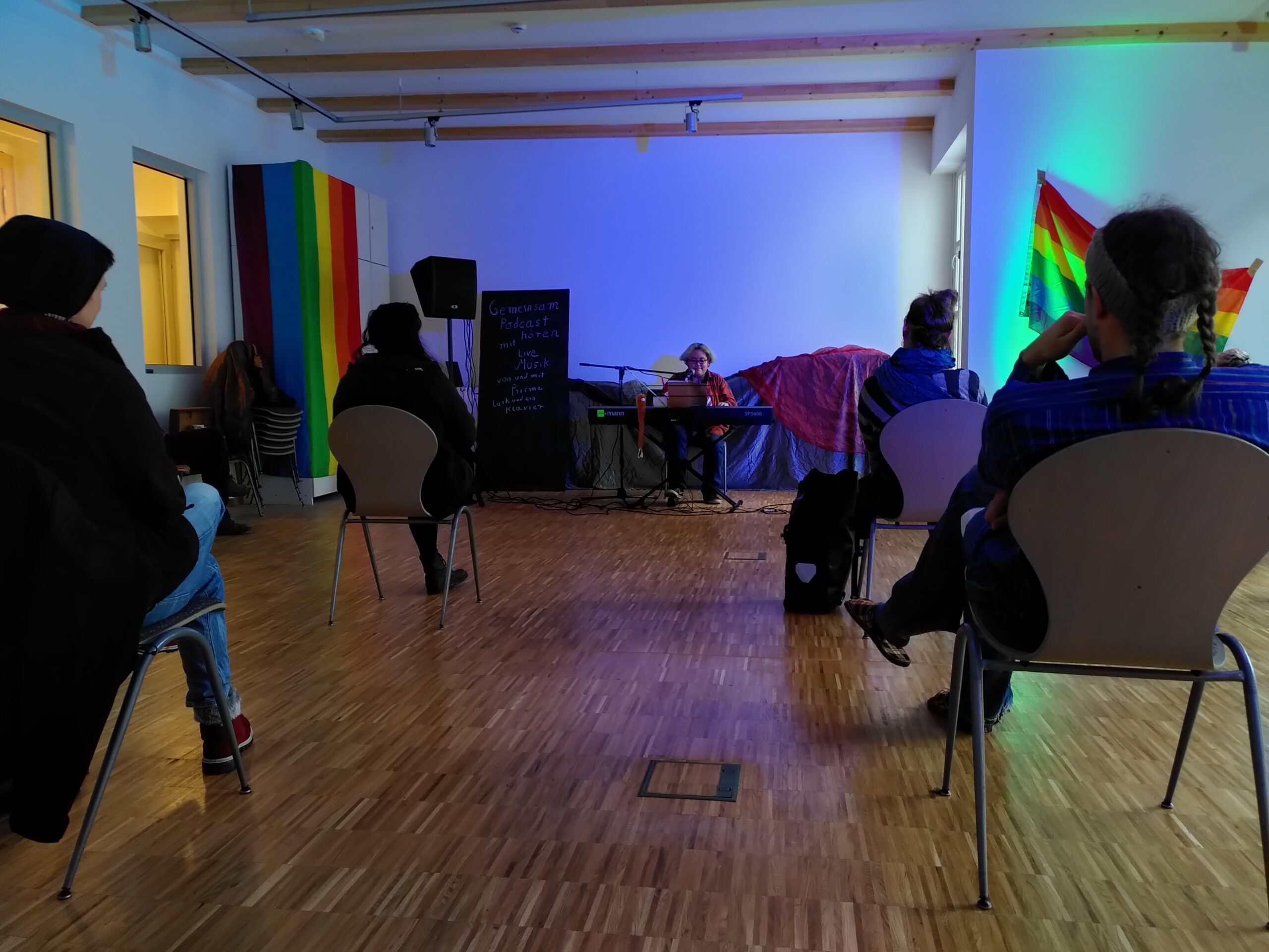 Impressionen vom Podcast hören