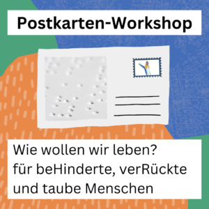 Ankündigungsbild Postkarten-Workshop